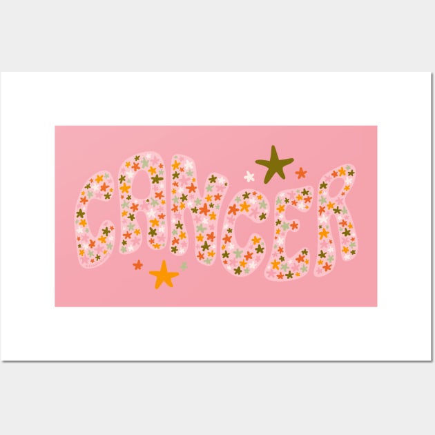 Starry Cancer Wall Art by Doodle by Meg